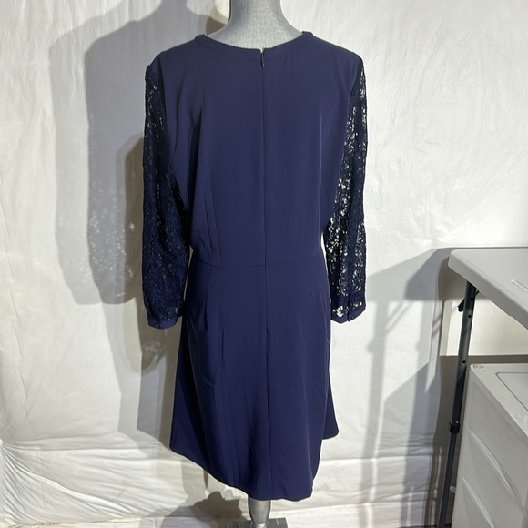 LOFT Outlet Navy Dress - Size 16 - Picture 6 of 8